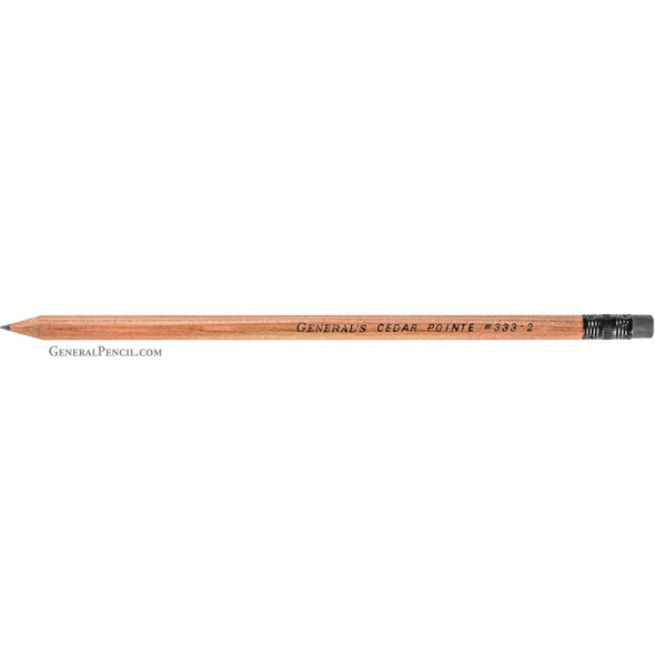 General Pencil Company General's Cedar Pointe Graphite HB Pencil, No. 333 General Pencil Company General's Cedar Pointe Graphite HB Pencil, No. 333