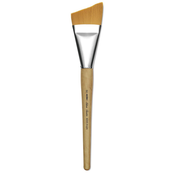Silver Brush Jumbo Synthetic Golden Taklon 8206, Flat 50