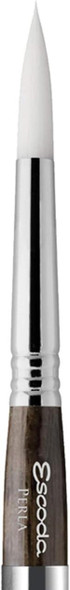 Escoda Barcelona Escoda Perla White Toray Synthetic Travel Brush, Round 12 