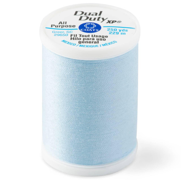 Coats & Clark Coats Dual Duty XP General Purpose Thread, 250yd, Icy Blue 