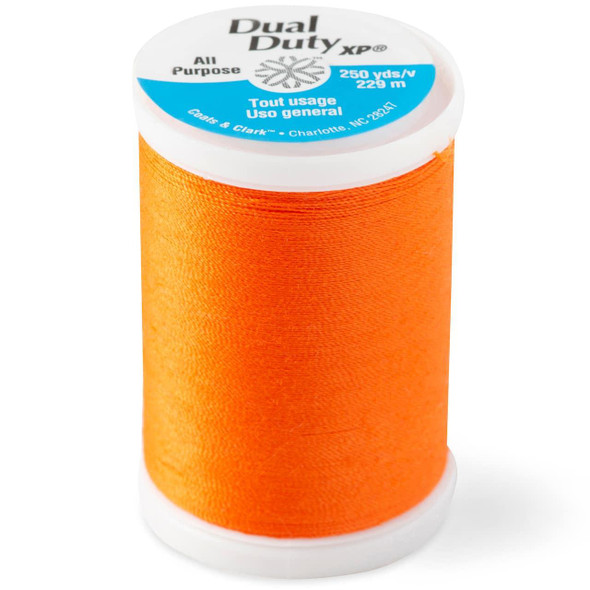 Coats & Clark Coats Dual Duty XP General Purpose Thread, 250yd, Orange 