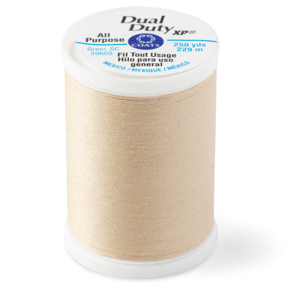 Coats & Clark Coats Dual Duty XP General Purpose Thread, 250yd, Buff Coats & Clark Coats Dual Duty XP General Purpose Thread, 250yd, Buff
