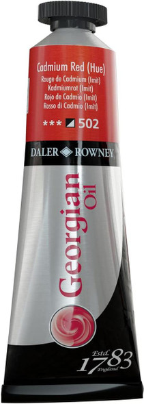 Daler-Rowney Georgian Oil 38ml Tube - Cadmium Red Hue 