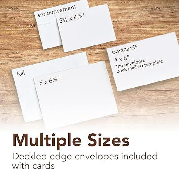 Strathmore Artist Papers Strathmore 400 Series Mixed Media Cards & Envelopes, 5" x 7", 6/pk 