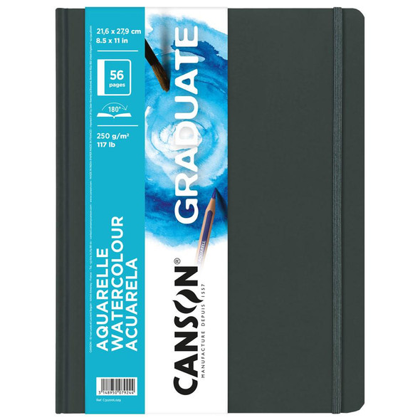  Canson Graduate Series Watercolor Art Book, 8.5" x 11" 