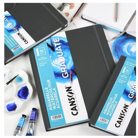  Canson Graduate Series Watercolor Art Book, 8.5" x 11" 