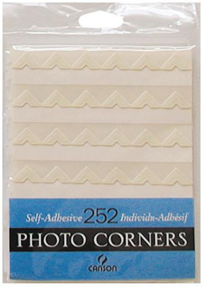  Canson Self-Adhesive Photo Corners - 252pcs - Ivory 