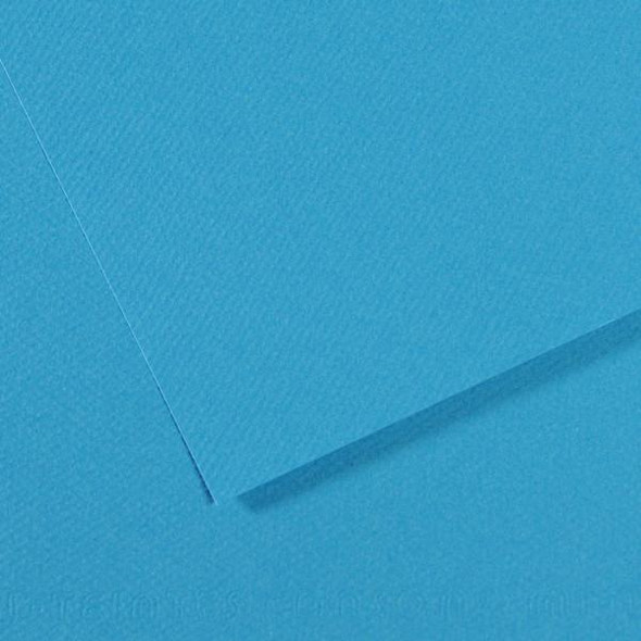 Canson Mi-Teintes Paper Sheet, Turquoise Blue 19" x 25"