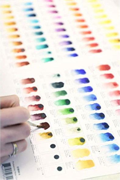  Winsor & Newton Professional Watercolor Dot Card, Full Range 
