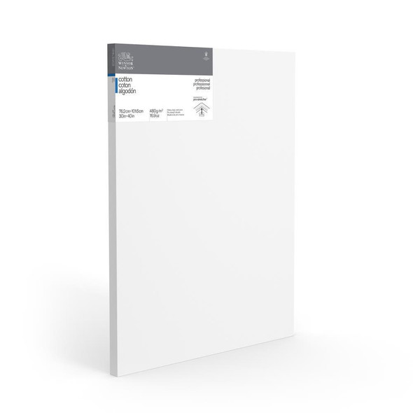 Winsor & Newton Professional Cotton Stretched Canvas, Gallery, 30" x 40" Winsor & Newton Professional Cotton Stretched Canvas, Gallery, 30" x 40"