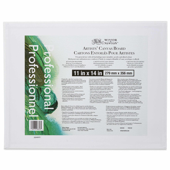  Winsor & Newton Artists' Canvas Panel, 11" x 14" 