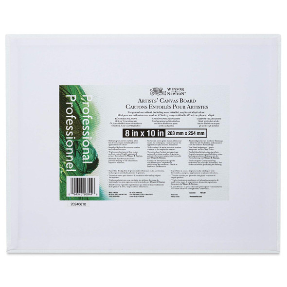  Winsor & Newton Artists' Canvas Panel, 8" x 10" 