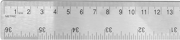 Pacific Arc - Stainless Steel Flex Ruler - Cork Back - 36" Pacific Arc - Stainless Steel Flex Ruler - Cork Back - 36"