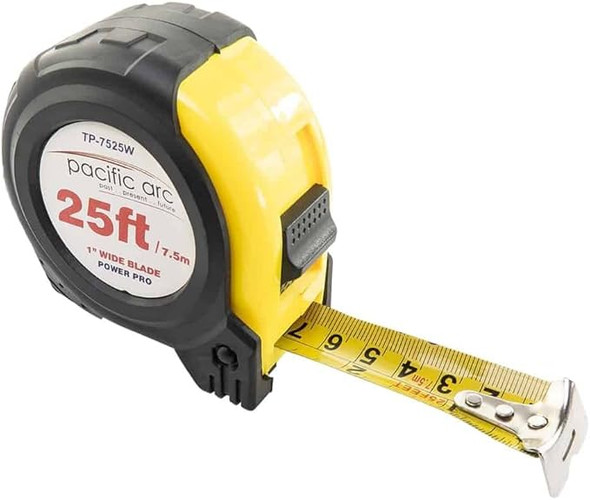 Pacific Arc 25' Stainless Steel Tape Measure Pacific Arc 25' Stainless Steel Tape Measure