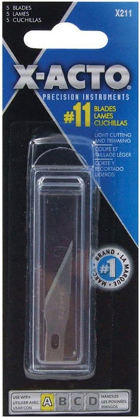 X-Acto #11 Xacto Blade Fine Point 5pk X-Acto #11 Xacto Blade Fine Point 5pk