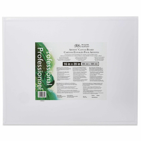  Winsor & Newton Artists' Canvas Panel, 16" x 20" 