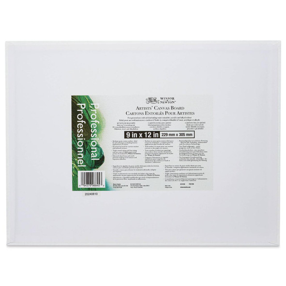  Winsor & Newton Artists' Canvas Panel,  9" x 12" 