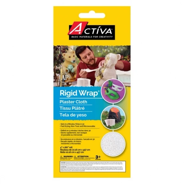 Activa Rigid Wrap Plaster Cloth, 8"x 5yd
