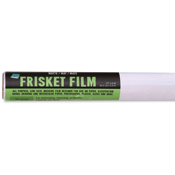 Grafix All-Purpose Low Tack Frisket Film Roll, 12"x4yd