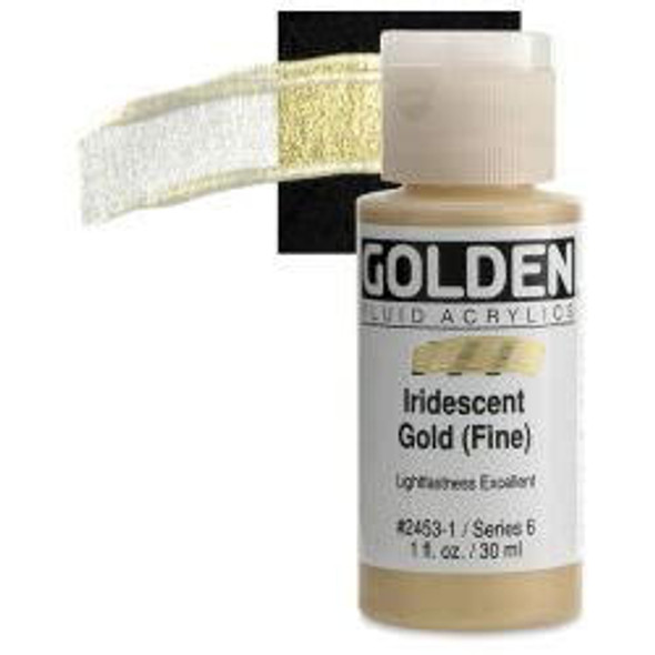 Golden Artist Colors Fluid Iridescent Gold Fine 1oz