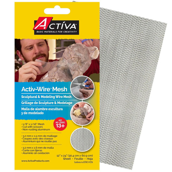Activa Products, Inc. Activ-Wire Mesh Small Weave, 12"x24"