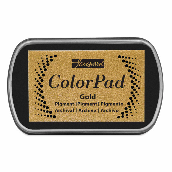 Jacquard ColorPad Pigment Ink Pad, Gold