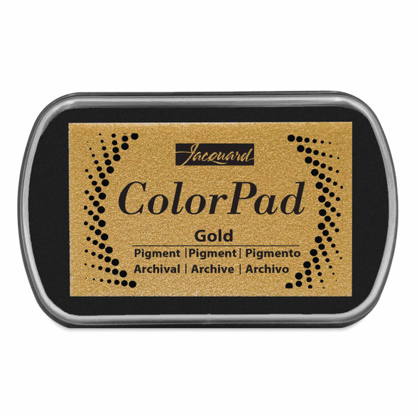  Jacquard ColorPad Pigment Ink Pad, Gold 