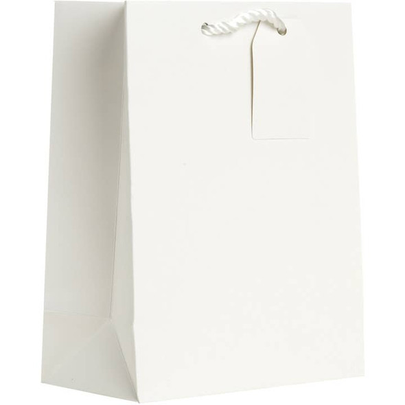 Jillson & Roberts Gift Bag, Medium, White