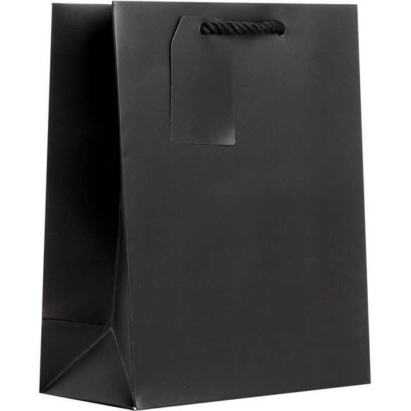  Jillson & Roberts Gift Bag, Medium, Black 
