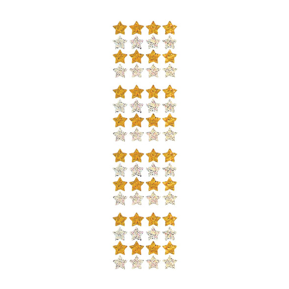 Jillson & Roberts Micro Sticker Sheet, Gold Stars