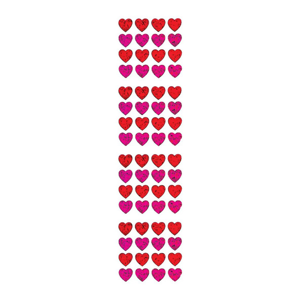  Jillson & Roberts Micro Sticker Sheet, Red Hearts 