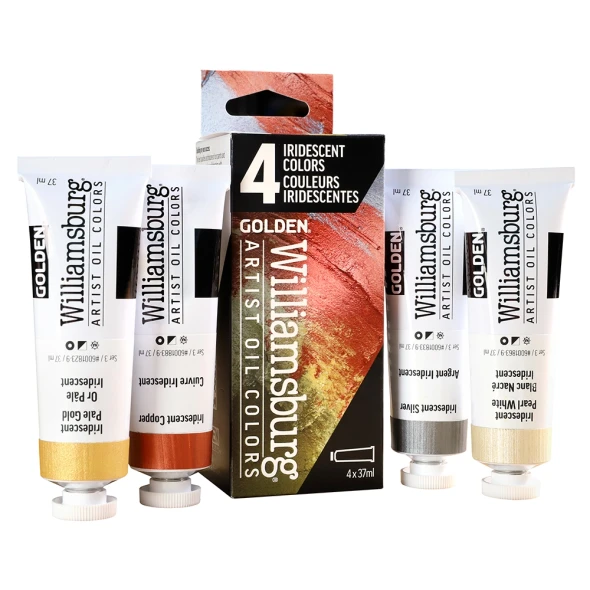 Williamsburg Handmade Oils Iridescent Colors Set of 4