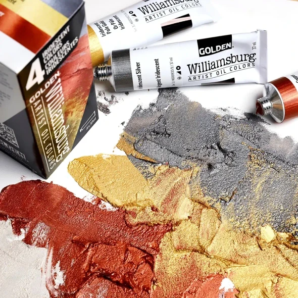 Williamsburg Handmade Oil Colors Williamsburg Handmade Oils Iridescent Colors Set of 4 