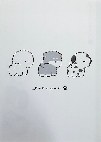 BCmini Yuruwan Puppy Butt Mini Notepad