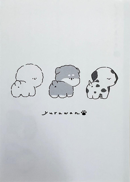 bc mini BCmini Yuruwan Puppy Butt Mini Notepad 