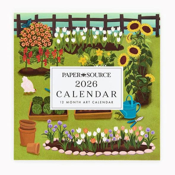 Waste Not Paper Company Paper Source 2026 Calendar, Art Grid 