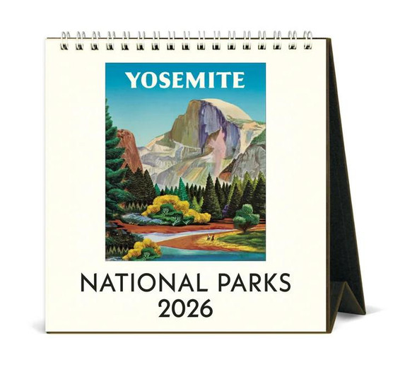  Cavallini & Co. 2026 Desk Calendar, National Parks 