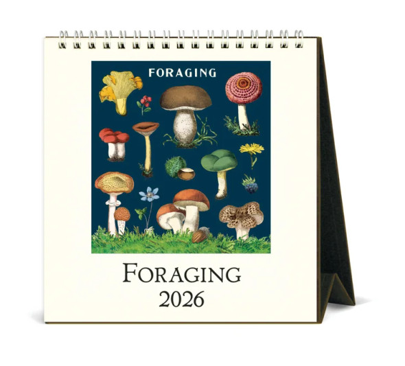 Cavallini & Co. 2026 Desk Calendar, Foraging