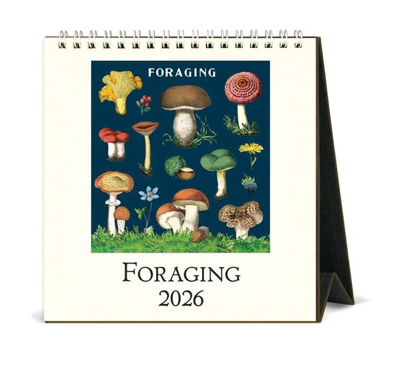  Cavallini & Co. 2026 Desk Calendar, Foraging 