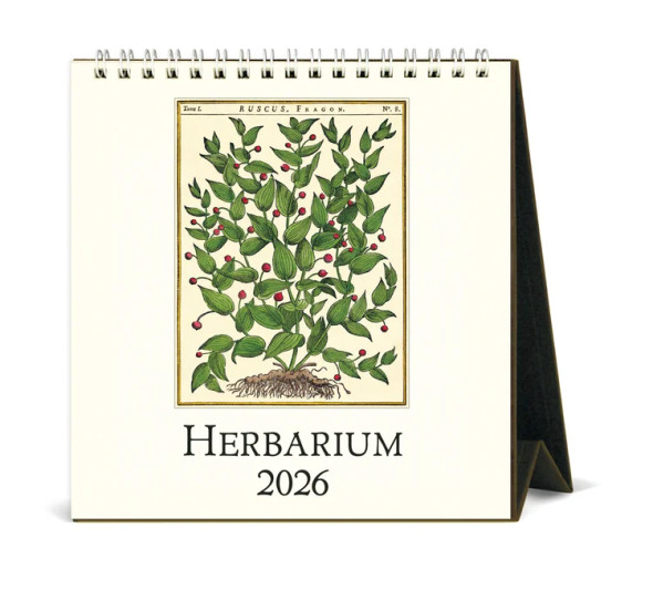 Cavallini & Co. 2026 Desk Calendar, Herbarium