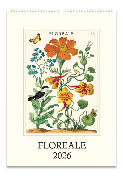  Cavallini & Co. 2026 Wall Calendar, Floreale 