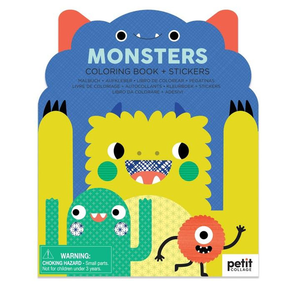 Chronicle Books Monsters: Coloring Book + Stickers 