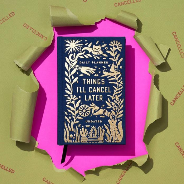 Chronicle Books Brass Monkey Things I'll Cancel Later - Undated Mini Planner 