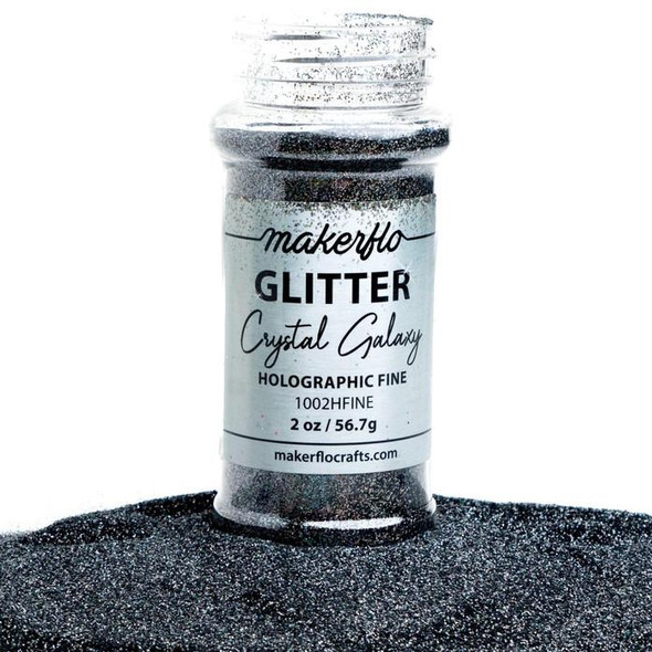  MakerFlo Glitter, 2oz. Fine, Crystal Galaxy 