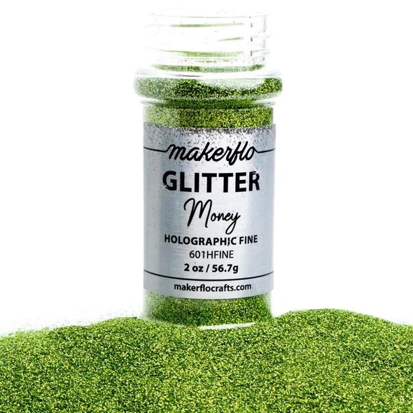  MakerFlo Glitter, 2oz. Fine, Money 