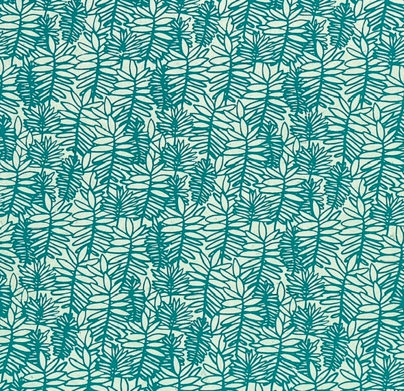 Giftsland Decorative Paper, New Leaves on Green, 20"x30"