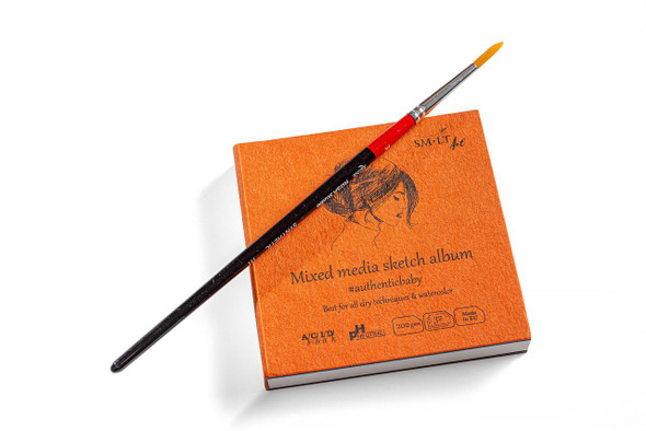  SMLT Art Pad, Authentic Baby Mixed-Media Pad, 3.5"x3.5" 