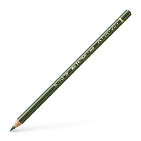Faber-Castell Polychromos Colored Pencil, 174 Chrome Green Opaque