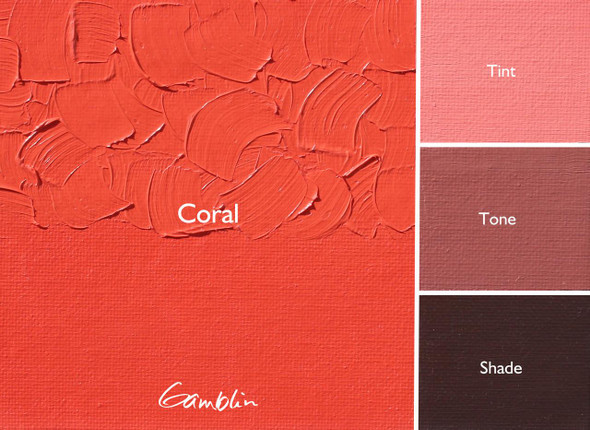 Gamblin Artist's Colors NEW! Gamblin Artist Grade Oil Color, 37ml, Coral