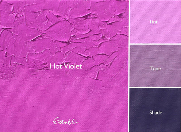 Gamblin Artist's Colors NEW! Gamblin 1980 Oil Color, 37ml, Hot Violet